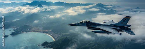 Chinese fighter jets fly over Taiwan island