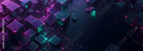 a abstract purple technology background