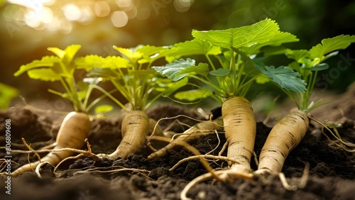 White paper on Siberian Ginseng benefits contraindications and plant properties. Concept Siberian Ginseng, Health Benefits, Contraindications, Plant Properties, White Paper