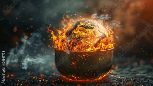 The world is on fire. Global warming is real. We need to act now to save our planet.