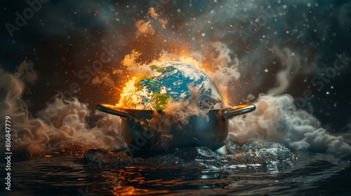 The world is on fire. Global warming, natural disasters and wars. We are the only ones who can save our planet.
