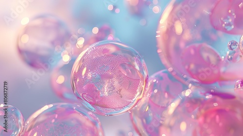 Many different bubble concepts. The transparent pink bubbles. A coronovirus - protecting that looks like a transparent mint slugs with transparent algaes inside. looking like a bubbles in water. keysh