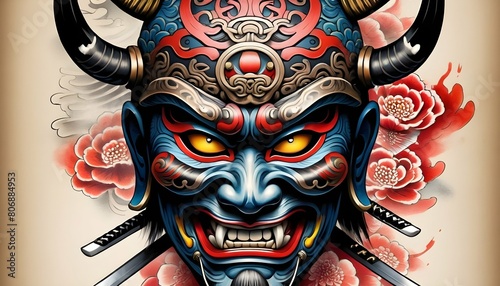 Japanese-Samurai-Mask-Warrior-Spirit-Intrica-