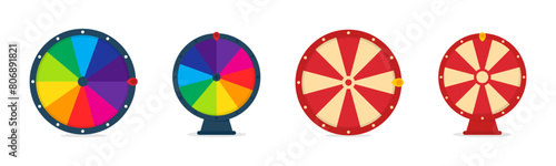 Wheel of fortune. Wheel of fortune illustration. Fortune wheel