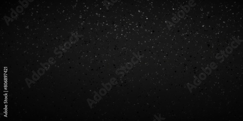 Black vintage grunge background minimalistic flecks particles grainy eggshell paper texture vector illustration with copy space texture for display