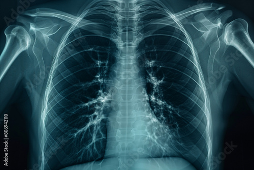 Human Chest X-Ray Ribs Heart Clinical Medical Radiolog