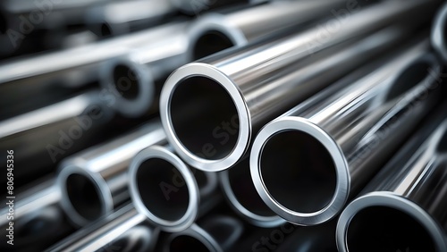 Benefits of Stainless Steel Pipes in the Metallurgical Industry. Concept Corrosion resistance, high strength, durability, cost-effective, ease of maintenance,