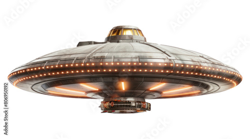 PNG Vintage ufo white background architecture illuminated.