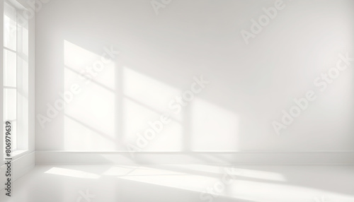 Shadow overlay effect isolated on transparent background, png. Light and shadows from window. Mockup of transparent shadow overlay effect and natural lightning in room interior
