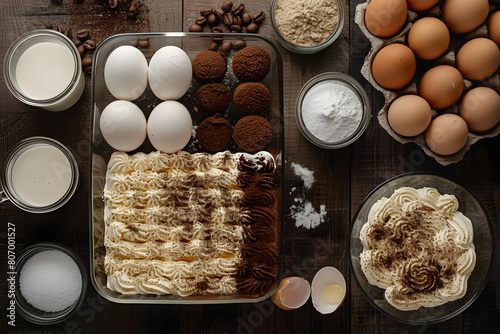 Scrumptious Tiramisu Preparation: From Fresh Ingredients to Final Delicious Dessert