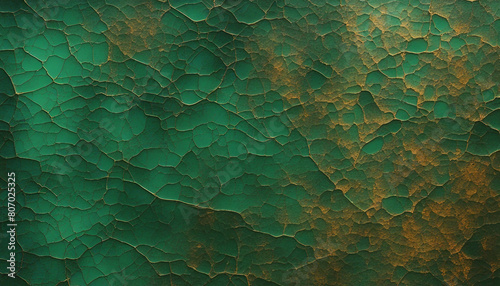 dark green cracked enamel texture, crackle art background
