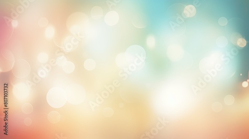 Soft gradient background with soft-focus lens flare