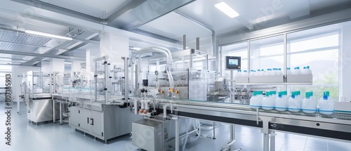 panoramic pharmaceutical packaging line, modern and efficient