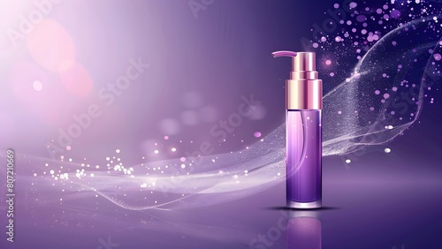 perfume bottle purple