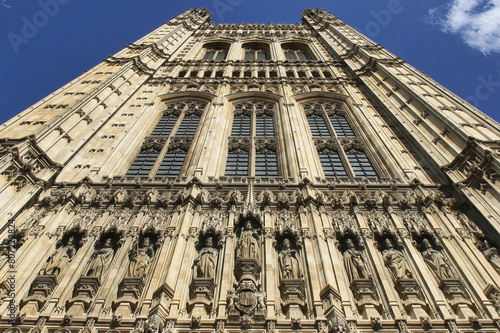 The Palace of Westminster in London is the place where the two houses of the UK Parliament (the House of Lords and the House of Commons) are located.