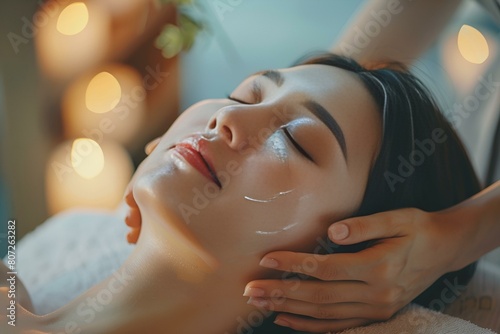 Relaksujący zabieg pielęgnacyjny na twarz w spa