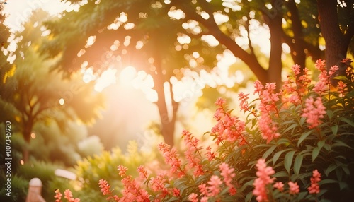 A dreamy bokeh composition with a soft, warm palette reminiscent of lazy summer days, transporting you to a serene, natural setting.