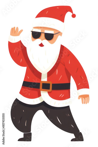 PNG Santa Clauses art white background togetherness.