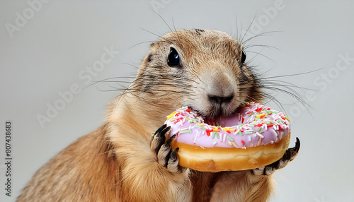 Savoring Donuts: Prairie Dog Indulgence