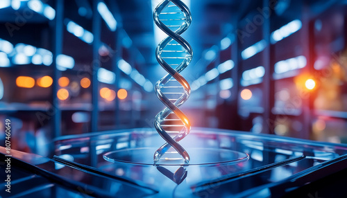 Futuristic DNA Analysis in Modern Lab