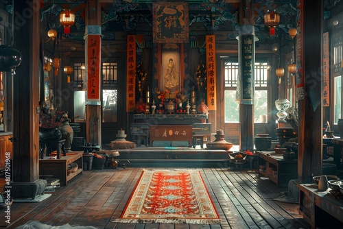 Interior with a gentleman-like and oriental feel