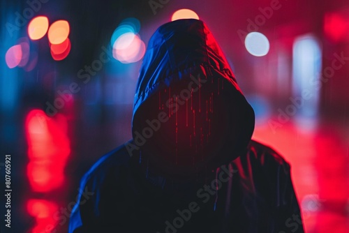 a person wearing a hoodie