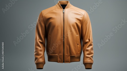 Modern Bomber Jacket Featuring Sleek and Minimalist Design