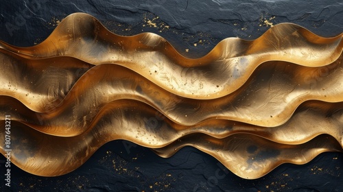 Wavy golden backgrounds, patterns, labels, frames, wedding invitations, social media, packaging, luxury products, perfume, soap, wine, lotion.