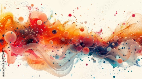 Abstract technology background with connected dots and lines. Big data visualization. AI and M.L. Concept background. Analytical networks. Modern illustration.