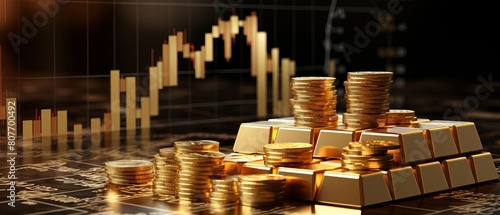 Future of finance with gold as a stable investment against stock market fluctuations