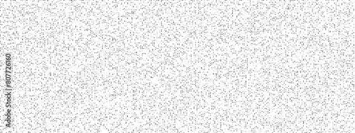 Noisy manga half tone seamless texture. Distressed monochrome overlay dot pattern. Speckles and spots raster background. Vector bg.