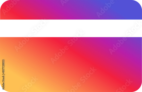Instagram Credit Card Icon for Financial Transactions Instagram Gradient App