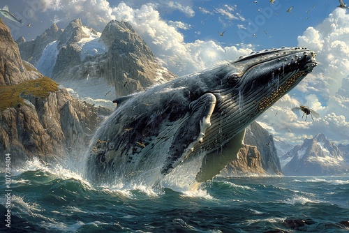 Wildlife Kingdom: A Series of Majestic Predators to Elusive Deep-Sea Creatures Clipart Collection