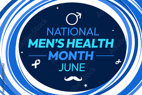 National Men's Health is observed to june to spread awareness regarding the health of men, background wallpaper