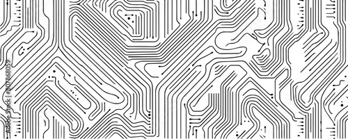 circuit board pattern, digital computer electronic board, black pattern silhouette overlay vector, shape print, monochrome clipart illustration, laser cutting engraving nocolor