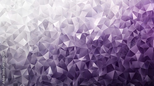 Light purple polygonal illustration, which consist of triangles. Triangular design. AI Generative