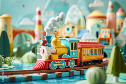 Whimsical Animated Toys in a Dream World