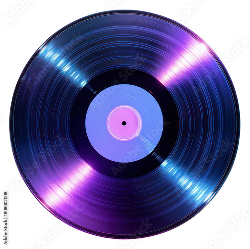 PNG Vinlyn record purple technology blue.