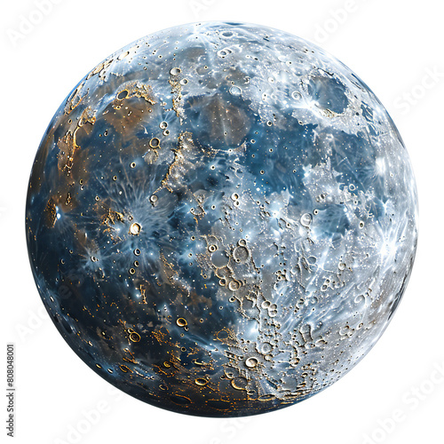 Moon on Transparent Background