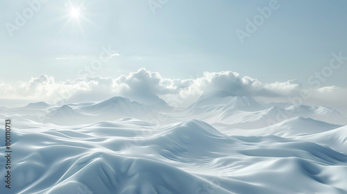 White expanse, a canvas for dreams to materialize into reality.