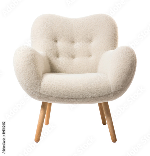 PNG Boucle Chair furniture chair armchair.