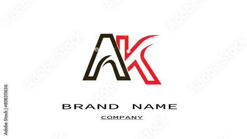 AK LOGO, AK LOGO DESIGN,ak logo, ak logo for tik tok, ik logo for addating.