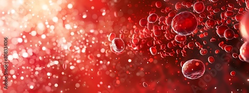 cells of blood, plasma, lymphocytes, leukocytes, erythrocytes, health concept banner, medical wallpapers, world donor day, microscope view