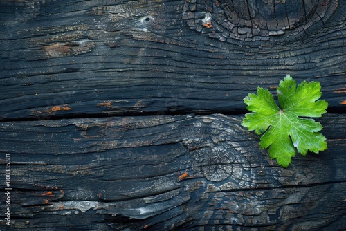 Citronella Leaf on Grunge Wood Background. Natural Insect Repellent with Fresh Green Geranium.