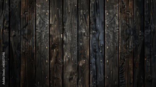 Mellow very dark-colored wood texture background. Natural grain and high contrast.