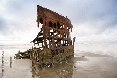 Oregon Coast, Peter Iredale, shipwreck, Fort Stevens State Park