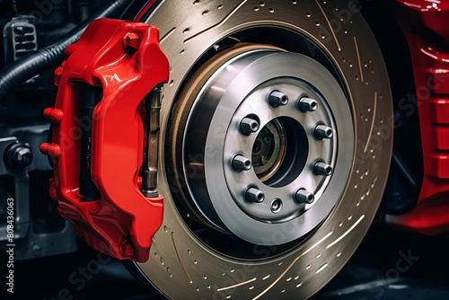 A set of brakes on a highspeed racing car, representing the necessary controls implemented to manage speed and prevent accidents effectively
