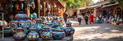 Breathe in the Colors of Culture: A Glimpse into a Traditional Uzbek Market