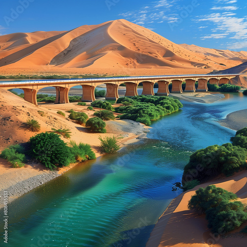 river in the desert