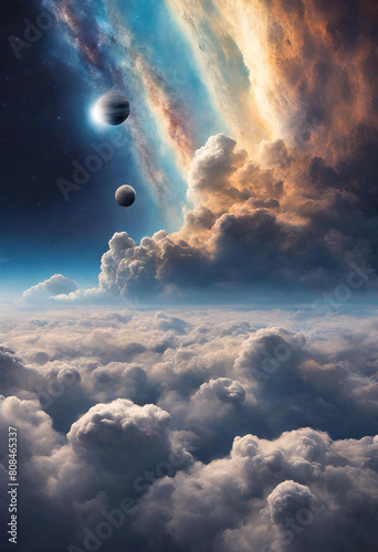 雲の向こうに浮かぶ惑星-C